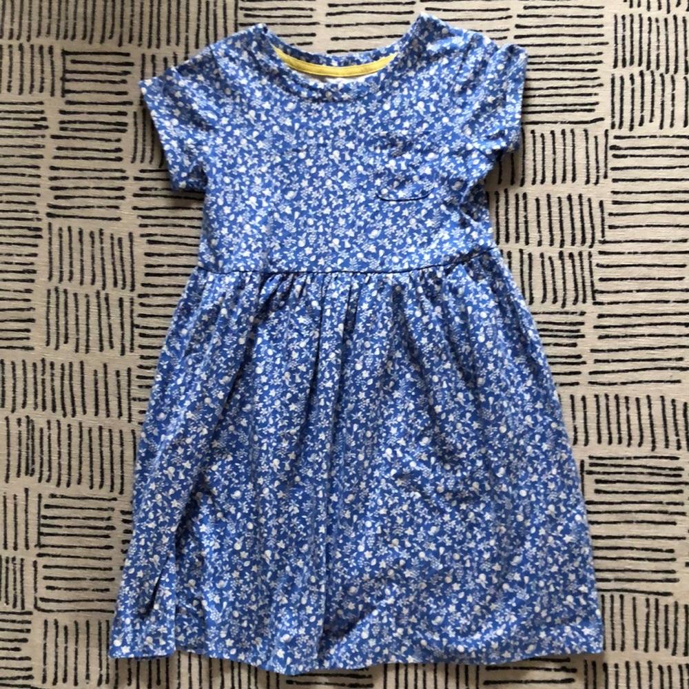 Mini Boden floral jersey dress NWOT 8-9